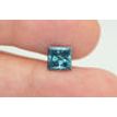 Fancy Blue Princess Diamond 1.52 Carat SI3 