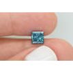 Fancy Blue Princess Diamond 1.52 Carat SI3 