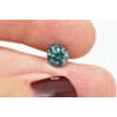 Certified 1.53 Carat Round Cut Fancy Green Color VS2 Loose Real Diamond Enhanced For Wedding Ring