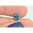 Loose Blue Diamond Round Shaped Fancy Color SI1 Real Natural Enhanced 1.37 Carat