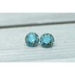 3.42 TCW Diamond Pair Round Fancy Blue Loose I1