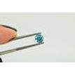 Fancy Blue Round Diamond 0.45 Carat SI1