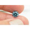 Round Shaped Diamond Loose Fancy Blue 1.21 Carat SI1
