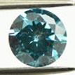Round Shaped Diamond Loose Fancy Blue 1.21 Carat SI1
