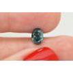 Oval Cut Diamond Fancy Blue Color Loose 1.08 Carat VS2