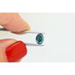 Oval Cut Diamond Fancy Blue Color Loose 1.08 Carat VS2