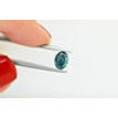 Oval Cut Diamond Fancy Blue Color Loose 1.08 Carat VS2