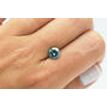 Fancy Blue Color Round Shape Real Diamond 1.61 Carat 