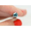 Loose Round Shape Fancy Blue Diamond 1.54 Carat SI2