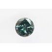 Blue Round Diamond 0.41 Carat I1 IGI Certified Sealed
