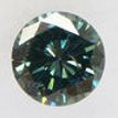 Blue Round Diamond 0.41 Carat I1 IGI Certified Sealed