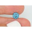 Loose Round Diamond Fancy Blue Color 1.76 Carat SI3 Natural Enhanced Polished