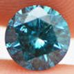 Loose Fancy Blue Round Cut Diamond I1 1.32 Carat Certified