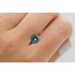 Loose Fancy Blue Round Cut Diamond I1 1.32 Carat Certified