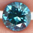 Loose Blue Round Diamond 1.72 Carat SI1