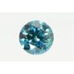 Fancy Blue Color Round Diamond 0.55 Carat SI1