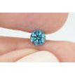 Fancy Blue Color Round Diamond 0.55 Carat SI1