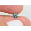 Fancy Blue Round Cut Diamond 0.47 Carat VS2
