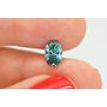 Oval Cut Diamond Blue Color 1.26 Carat VVS2