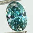 Oval Cut Diamond Blue Color 1.26 Carat VVS2