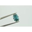 Oval Cut Diamond Blue Color 1.26 Carat VVS2