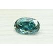 Oval Cut Diamond Blue Color 1.26 Carat VVS2