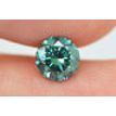 Loose Round Diamond Fancy Blue 0.61 Carat VS2