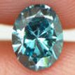 Oval Cut Diamond Blue Color Loose 0.50 Carat VS2