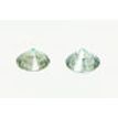 Round Shape Diamond Matching Pair Fancy Blue Color Loose Enhanced SI1 4.42 TCW