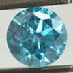 Loose Fancy Blue Real Diamond Round Shaped 1.13 Carat