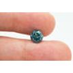 Loose Round Shaped Diamond 1.65 Carat Fancy Blue Color I1 Enhanced Natural For Ring