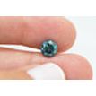 Loose Round Shaped Diamond 1.65 Carat Fancy Blue Color I1 Enhanced Natural For Ring