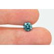 Blue Diamond Loose Real Round Shaped Fancy Color SI2 Natural Enhanced 1.34 Carat