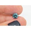 Blue Diamond Loose Real Round Shaped Fancy Color SI2 Natural Enhanced 1.34 Carat
