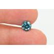 Blue Diamond Loose Real Round Shaped Fancy Color SI2 Natural Enhanced 1.34 Carat