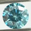 Loose Blue Round Diamond 1.22 Carat SI1