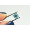 Loose Blue Round Diamond 1.22 Carat SI1