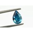 Pear Shape Diamond Blue Color 0.61 Carat SI2 IGI Certified