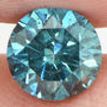Fancy Blue Round Diamond Loose 1.07 Carat SI1