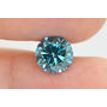 Round Diamond Fancy Blue Color VS2 Certified 1.72 Carat