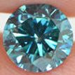 Round Diamond Fancy Blue Color VS2 Certified 1.72 Carat
