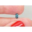 Oval Shape Diamond Fancy Blue Color 0.51 Carat SI1