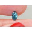 Oval Shape Diamond Fancy Blue Color 0.51 Carat SI1