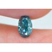 Oval Shape Diamond Fancy Blue Color 0.51 Carat SI1