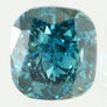 1.32 Carat Cushion Cut Diamond Fancy Blue Color VVS2