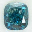 Cushion Cut Diamond Fancy Blue Color VS2 1.17 Carat