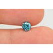 Loose Blue Round Diamond 0.56 Carat SI1