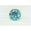 Round Cut Diamond Fancy Blue Color 3.12 Carat SI2