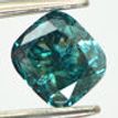Fancy Blue Cushion Cut Diamond Loose VS2 1.19 Carat