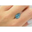 Fancy Blue Pear Shaped Diamond 3.02 Carat SI2